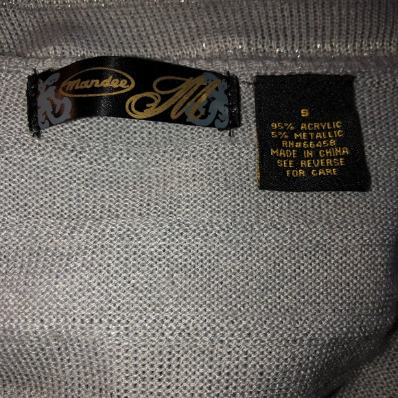 Mandee square fit metallic sweater - Picture 5 of 5